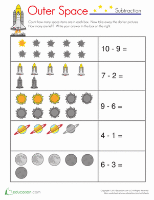 空间项减法