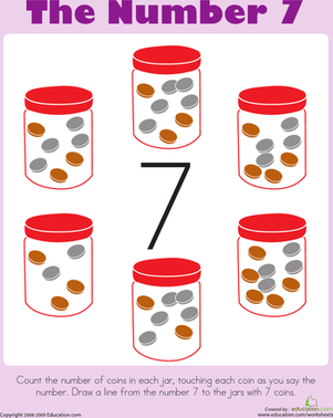 数数：数字7