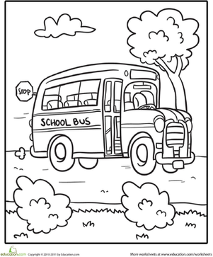 交通彩色校车
