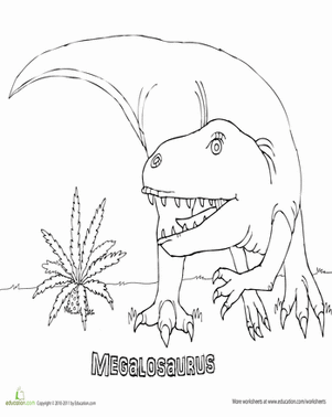 巨龙着色页