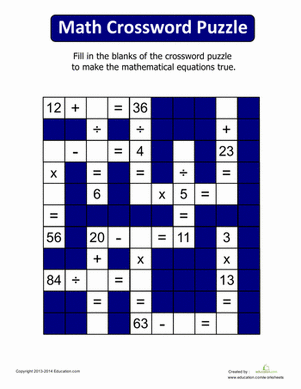 数学填字游戏