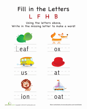 填写字母：L F H B