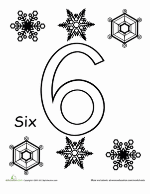 countandcolor6片雪花