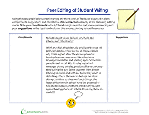 学生写作的同伴编辑