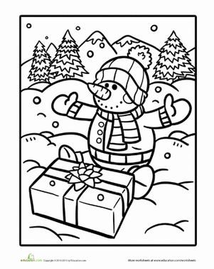 雪人变颜色