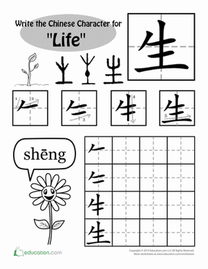 学习汉字生活