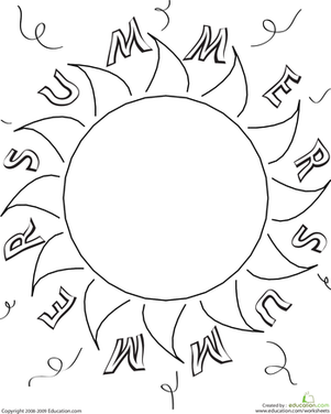 夏季太阳的颜色