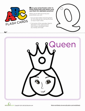 ABC抽认卡：Q