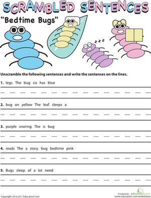 加扰句子:就寝时间bug