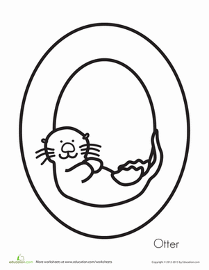 O代表水獭