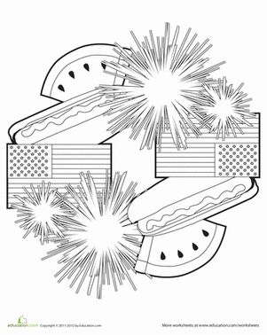 给七月四日的曼陀罗涂上颜色！