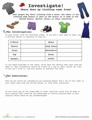 研究导论:你的衣服！