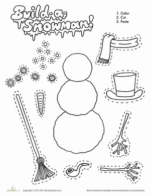 我们一起堆雪人