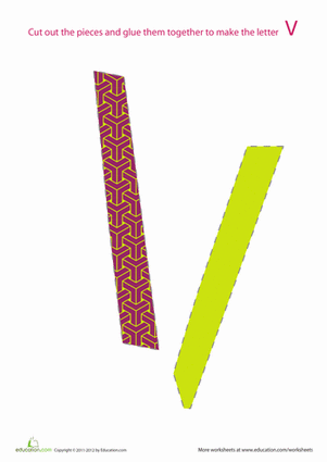 字母形状sV
