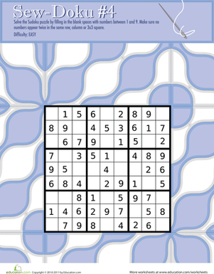 玩Sew Doku 4！