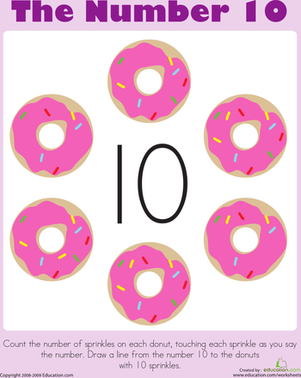 数数：数字10
