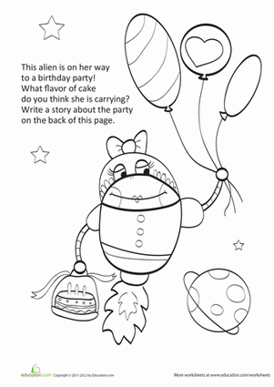 故事开头:外星人生日派对