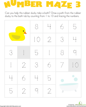 数字迷宫：救救鸭子！
