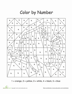 彩色数字鱼