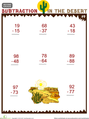 沙漠中的减法#9