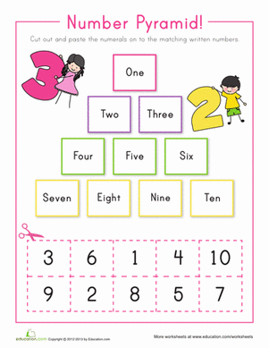 数字金字塔1-10