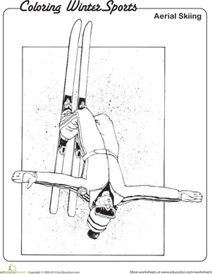 aerialskiing颜色页面