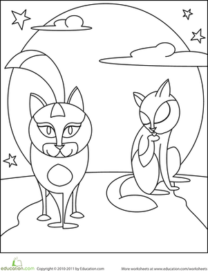 彩色猫猫