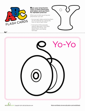 ABC抽认卡：Y