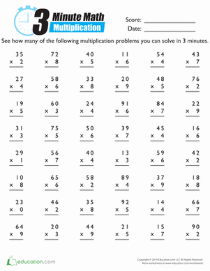 3分钟数学:乘法