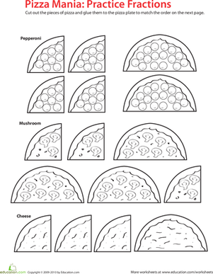 分数数学:披萨时间！