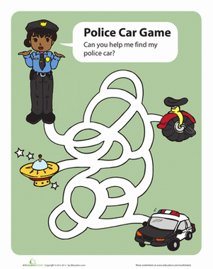 警车游戏