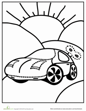 轨迹与颜色：赛车