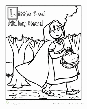 RedRidingHooding彩色页面