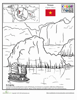 给世界上色！下龙湾