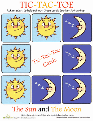 井字游戏:太阳和月亮