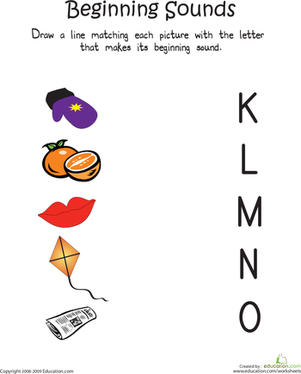 开始音：K到O