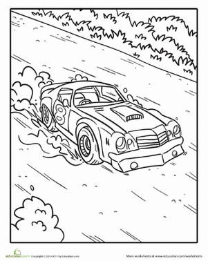 彩色赛车8