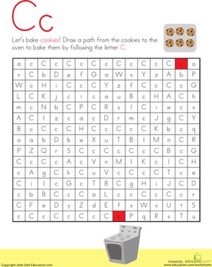字母：C