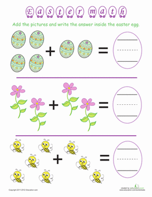 复活节数学：忙碌的蜜蜂加法