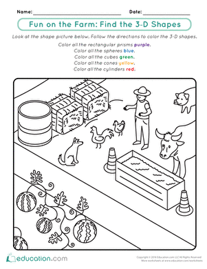 FunontheFarmFindthe3三维形状