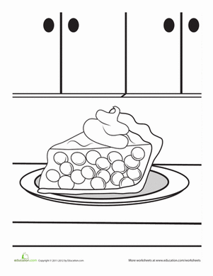 饼图着色页面
