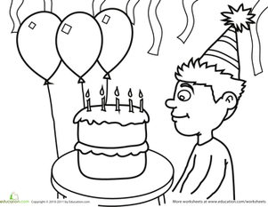 生日颜色生日男孩