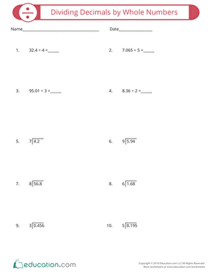 用整数除小数