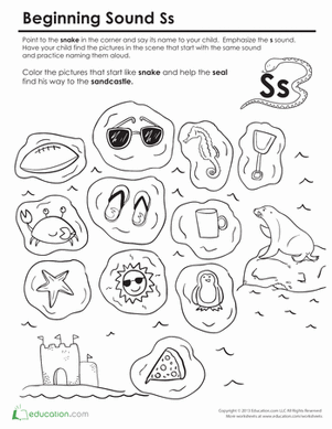 开始声音COLORINGSOUNDSLIKESNAKE