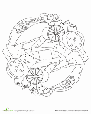 给曼陀罗上色:墨西哥漫画！