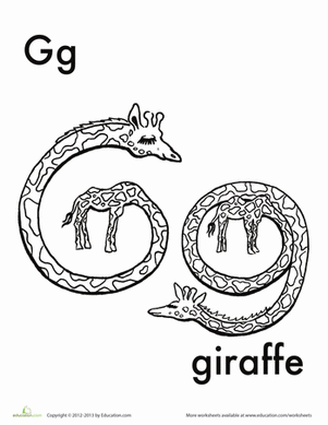 G代表长颈鹿