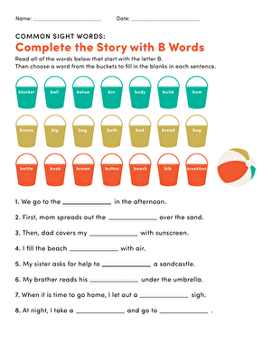 CommonRightWords用Bwords完成Estory