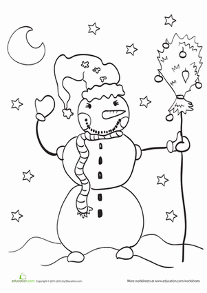雪人颜色表