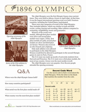 1896年奥运会