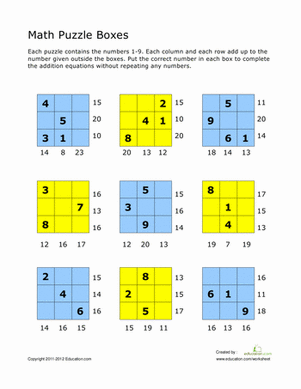 加法数学难题